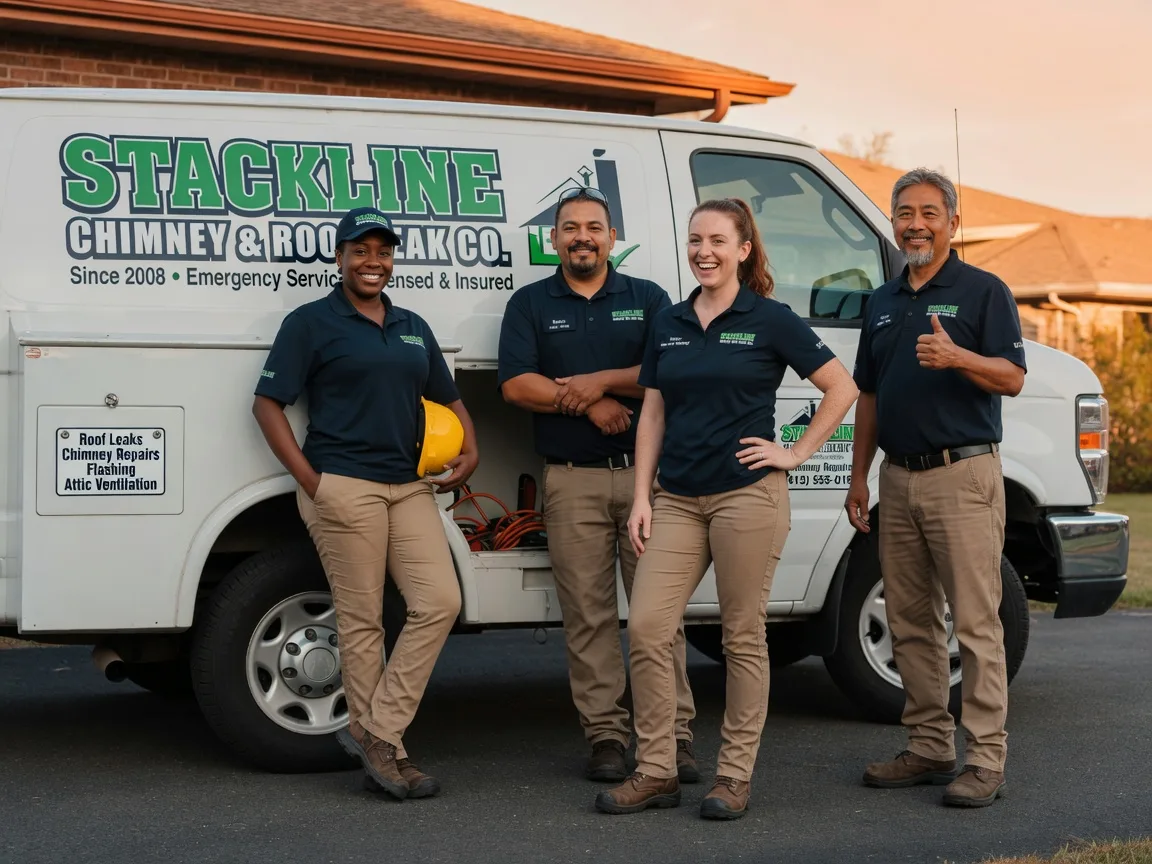 Chimney flashing repair company in Wakefield, VA